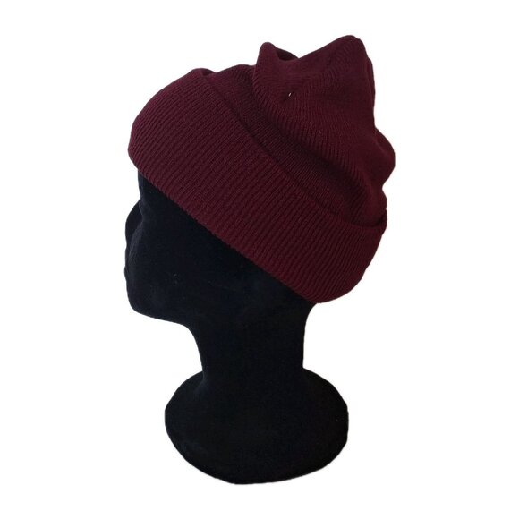 👠 5 for $25 ARDENE TOQUE BURGUNDY ONE SIZE - Picture 2 of 4